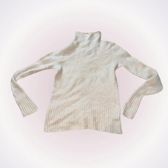Madewell Cream Turtleneck Wool Sweater | Sz XS - Picture 1 of 6